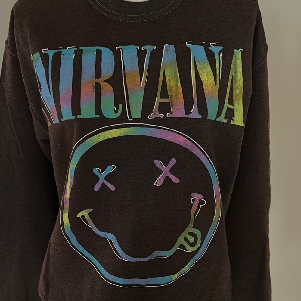 NIRVANA Multicolor Logo Sweatshirt - Picture 2 of 7